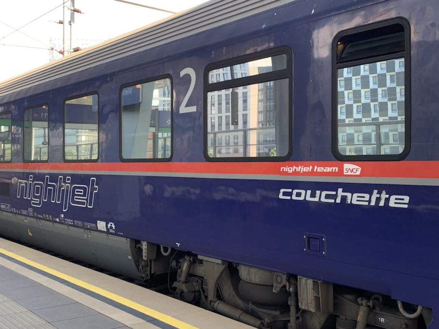 Night Jet Brussels to&nbsp;Vienna